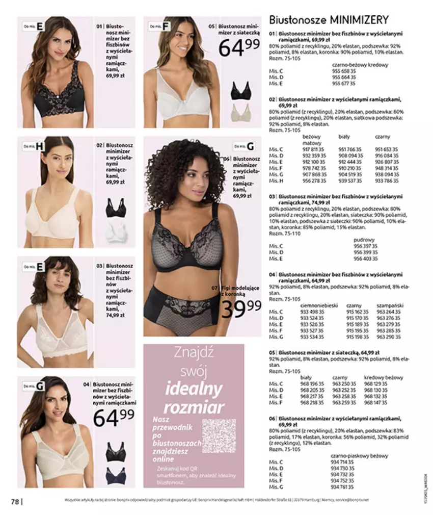 Gazetka promocyjna Bonprix - NIE MASZ W CZYM SIĘ OPALAĆ? - ważna 18.05 do 15.06.2026 - strona 80 - produkty: Anew, Biustonosz, Fa, LANA, Mus