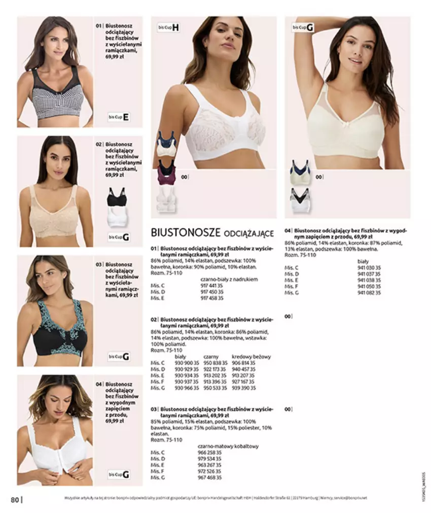 Gazetka promocyjna Bonprix - NIE MASZ W CZYM SIĘ OPALAĆ? - ważna 18.05 do 15.06.2026 - strona 82 - produkty: Biustonosz, Fa, LG, Sito