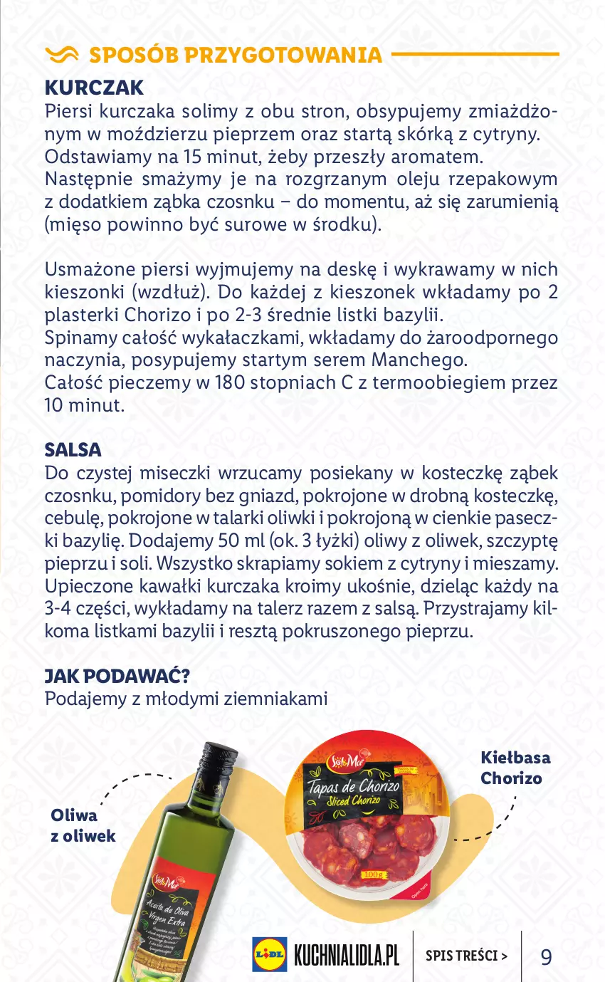 Gazetka promocyjna Lidl - KATALOG SOL&MAR - ważna 28.02 do 05.03.2022 - strona 9 - produkty: Bazyl, Cytryny, Kawa, Kiełbasa, Kurczak, Mięso, Olej, Oliwa z oliwek, Oliwki, Piec, Pieprz, Plasterki, Pomidory, Por, Rum, Salsa, Ser, Sok, Talerz, Top