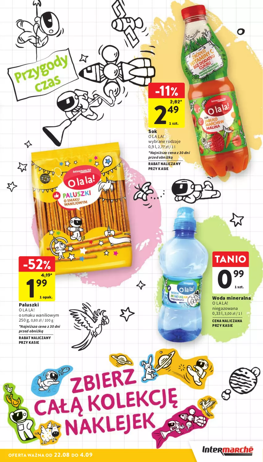 Gazetka promocyjna Intermarche - Gazetka Intermarche - ważna 22.08 do 28.08.2024 - strona 25 - produkty: Sok, Woda, Woda mineralna