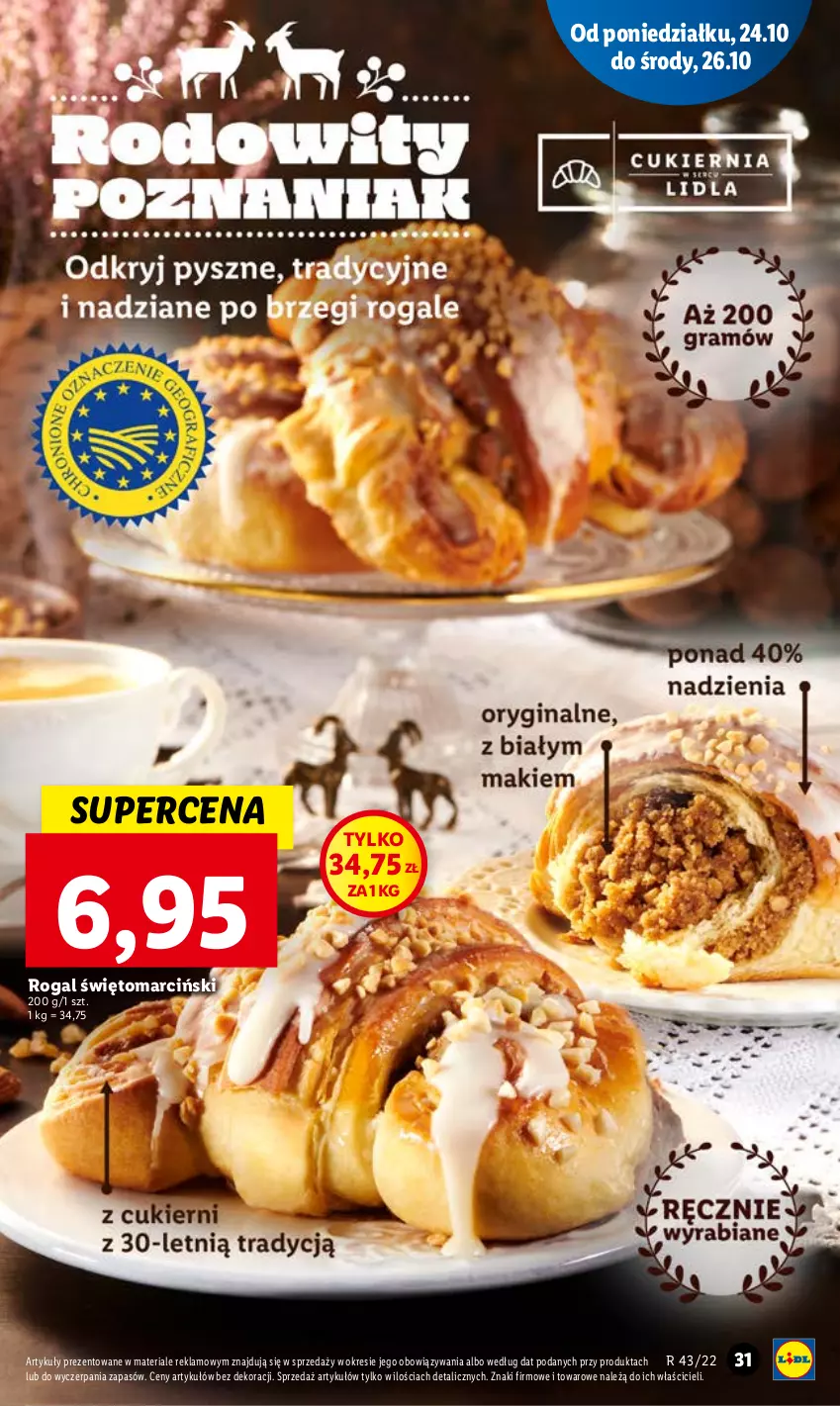 Gazetka promocyjna Lidl - GAZETKA - ważna 24.10 do 26.10.2022 - strona 35 - produkty: Rogal