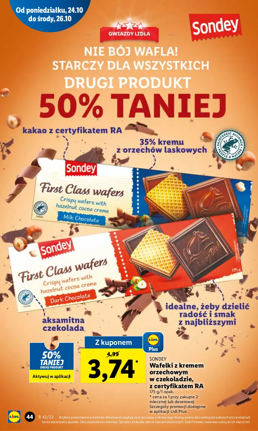 Gazetka promocyjna Lidl - GAZETKA - ważna 24.10 do 26.10.2022 - strona 48 - produkty: Deser, Ser