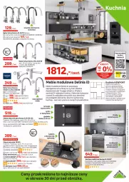 Gazetka promocyjna Leroy Merlin - Gazetka Leroy Merlin - Gazetka - ważna od 21.03 do 21.03.2023 - strona 11 - produkty: Sok, Ser, Por, Gra, Isla, Bateria kuchenna, Papier, Zlew, Ociekacz, Szafka pod umywalkę, Kuchnia, Zestaw mebli kuchennych, Stojak, Słupek, Zlewozmywak, Szczotka, Kosz, Szafka, Syfon, Bateria, Umywalka, Dozownik, Grohe, Olej, Lustro, Meble, Pokrywa, Dozownik mydła, Lakier, Fa