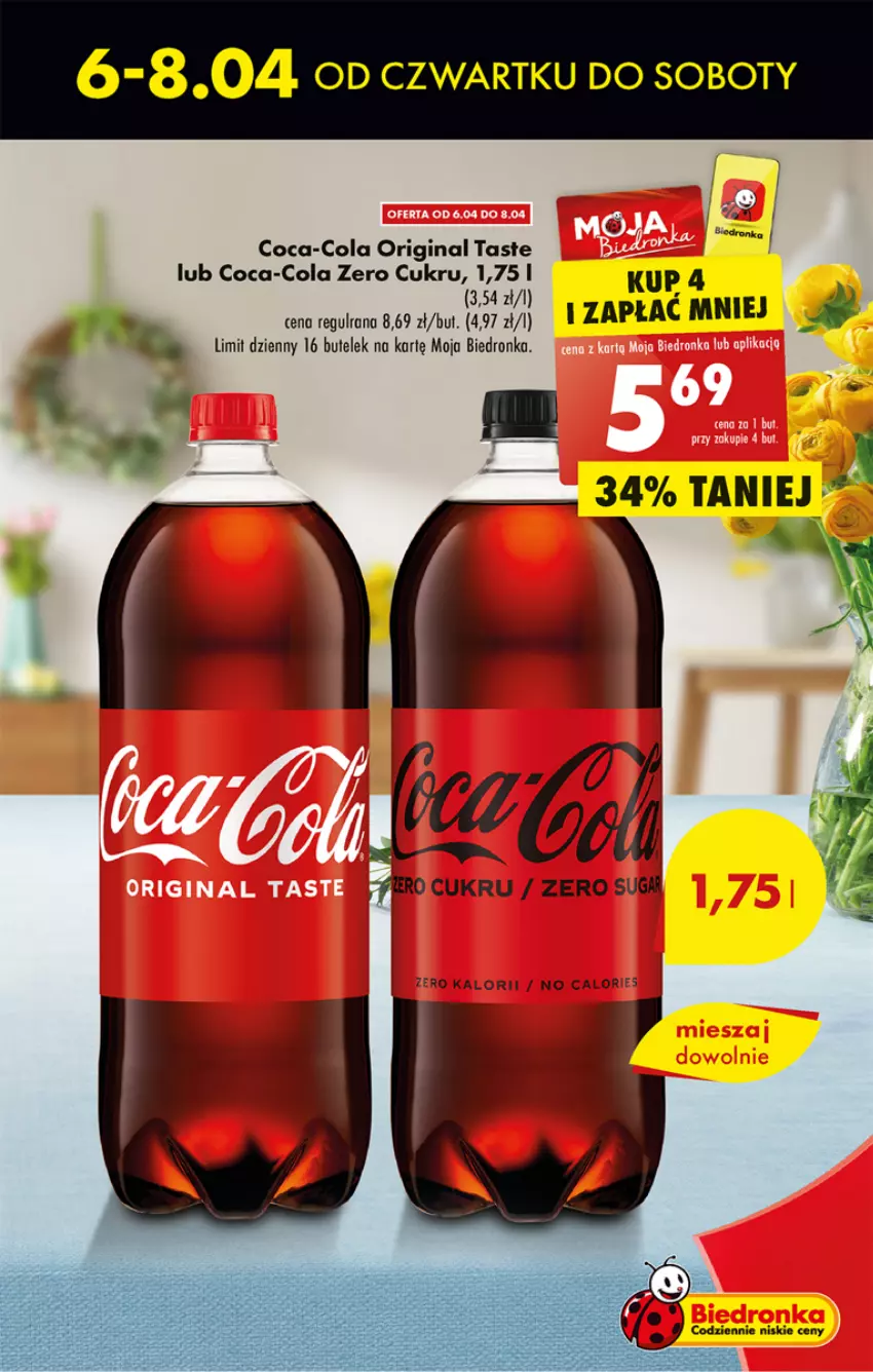 Gazetka promocyjna Biedronka - ważna 06.04 do 12.04.2023 - strona 13 - produkty: Coca-Cola, Dron, Gin