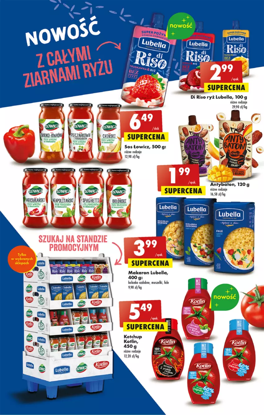 Gazetka promocyjna Biedronka - ważna 06.04 do 12.04.2023 - strona 39 - produkty: Baton, Bell, Bella, Fa, Ketchup, Kotlin, Lubella, Makaron, Ryż