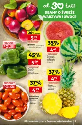 Gazetka promocyjna Auchan - Gazetka 30 Lat Supermarket Auchan - Gazetka - ważna od 29.07 do 29.07.2026 - strona 3 - produkty: Warzywa, Papryka, Warzywa i owoce, Ananas, Kosz, Owoce, Pomidory, Nektar