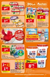 Gazetka promocyjna Auchan - Gazetka 30 Lat Supermarket Auchan - Gazetka - ważna od 29.07 do 29.07.2026 - strona 5 - produkty: Mozzarella, Ser, Isla, Twaróg, Piątnica, Jogurt, Big Milk, Mlekovita, Lody, Serek, Optima, Margaryna, Galbani, Jogurt pitny, Mleko