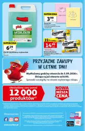 Gazetka promocyjna Auchan - Gazetka 30 Lat Supermarket Auchan - Gazetka - ważna od 29.07 do 29.07.2026 - strona 8 - produkty: Gin, Energizer, Baterie alkaliczne, Płyn do spryskiwaczy