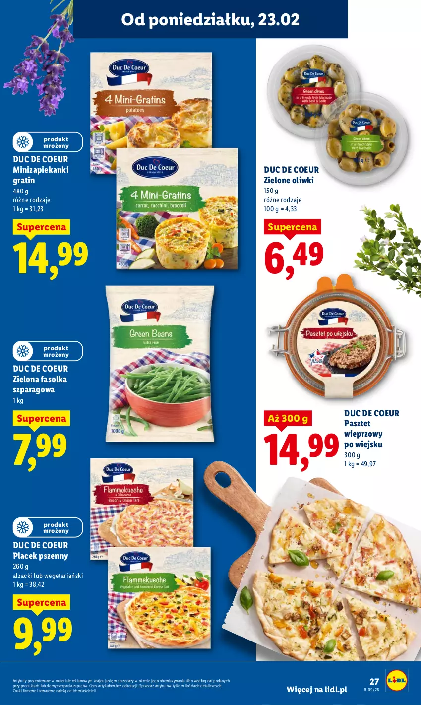 Gazetka promocyjna Lidl - Oferta ważna od 23.02 do 25.02 - ważna 23.02 do 25.02.2026 - strona 27 - produkty: Fa, Gra, Oliwki, Pasztet