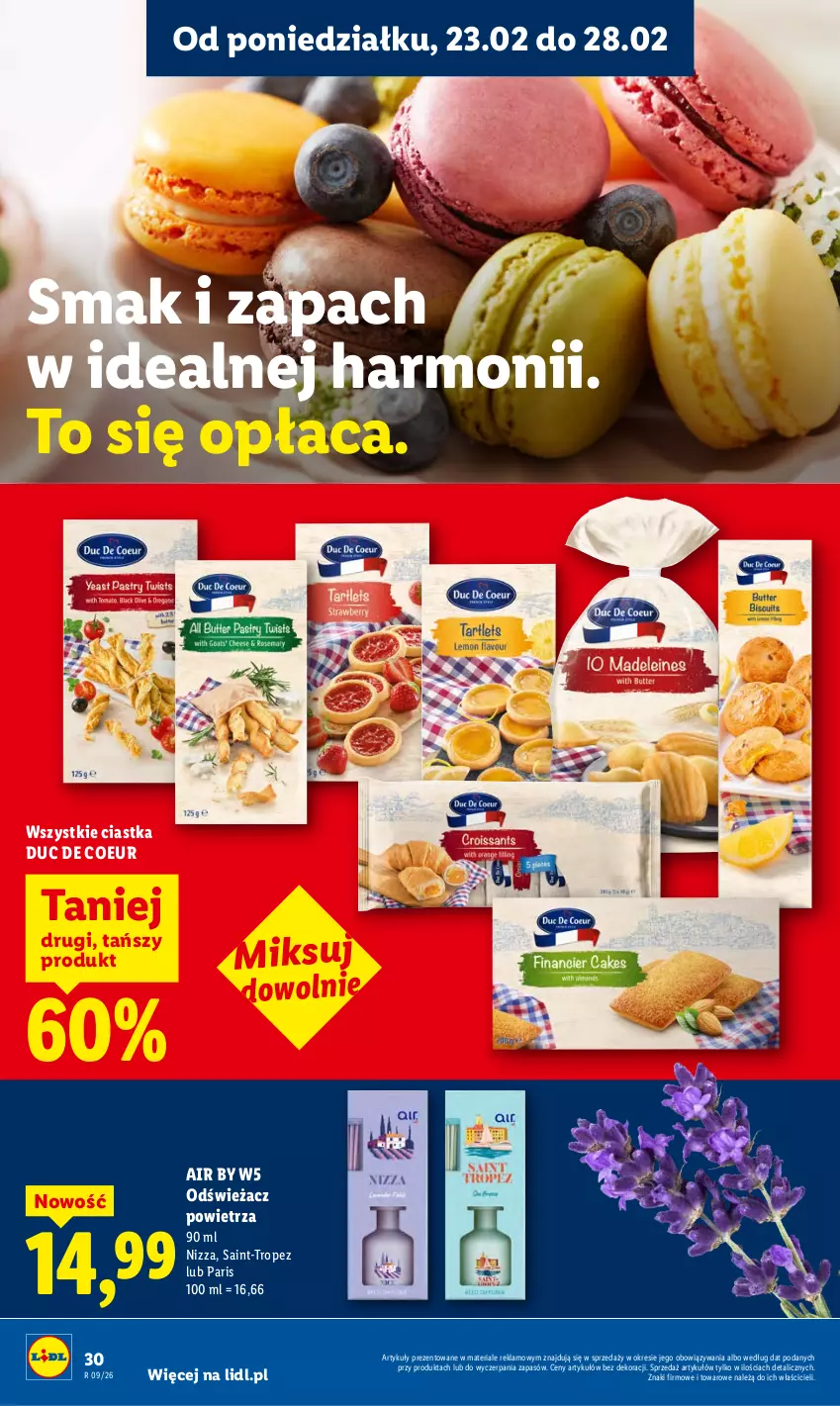 Gazetka promocyjna Lidl - Oferta ważna od 23.02 do 25.02 - ważna 23.02 do 25.02.2026 - strona 30 - produkty: Ciastka, Odświeżacz powietrza