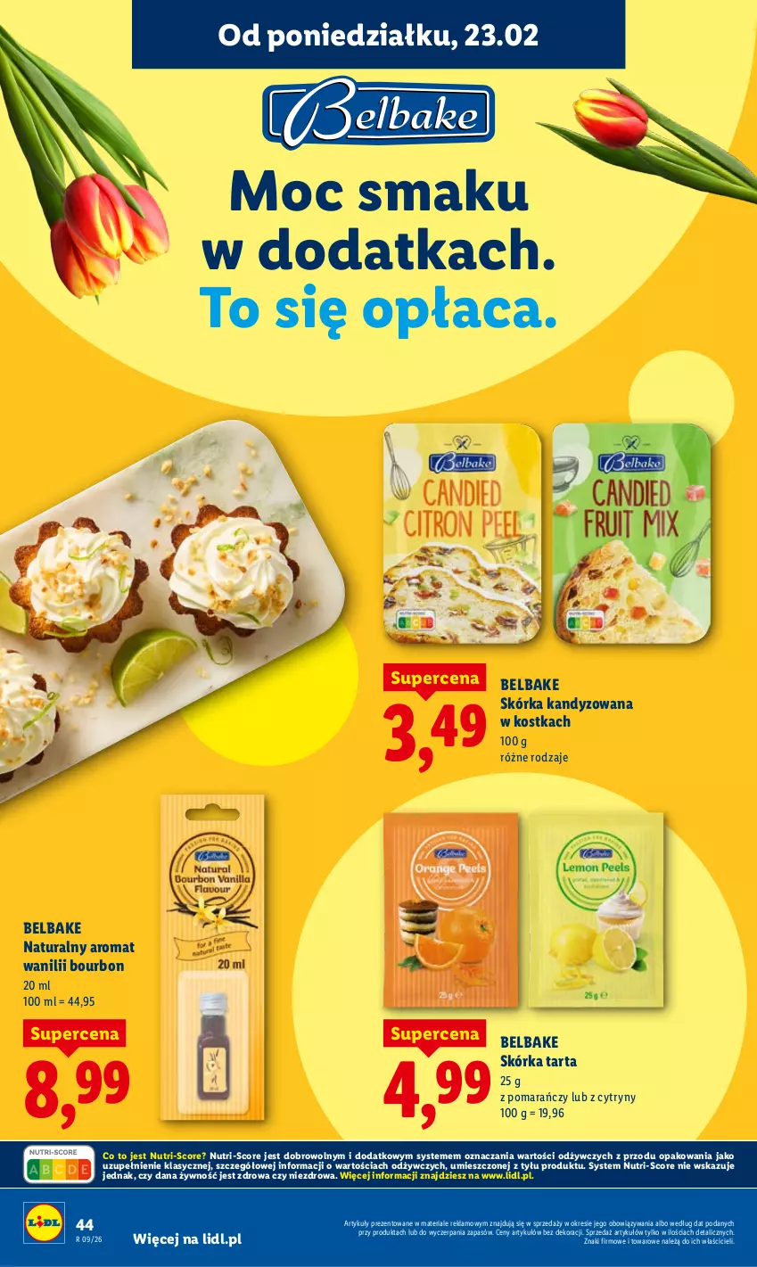 Gazetka promocyjna Lidl - Oferta ważna od 23.02 do 25.02 - ważna 23.02 do 25.02.2026 - strona 44 - produkty: Bourbon, Cytryny, Tarta