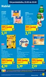 Gazetka promocyjna Lidl - Oferta ważna od 23.02 do 25.02 - Gazetka - ważna od 25.02 do 25.02.2026 - strona 15 - produkty: Ser topiony, Top, Ser, Danone, Jogurt, Activia, Radamer, Pilos, Camembert, Hochland, Gouda, Jogurt pitny
