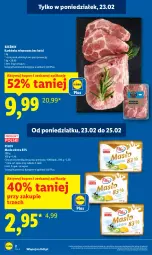 Gazetka promocyjna Lidl - Oferta ważna od 23.02 do 25.02 - Gazetka - ważna od 25.02 do 25.02.2026 - strona 2 - produkty: Karkówka wieprzowa, Pilos, Masło