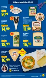 Gazetka promocyjna Lidl - Oferta ważna od 23.02 do 25.02 - Gazetka - ważna od 25.02 do 25.02.2026 - strona 25 - produkty: Ser, Brie, Kawa, Roquefort, Ser pleśniowy