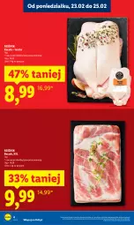 Gazetka promocyjna Lidl - Oferta ważna od 23.02 do 25.02 - Gazetka - ważna od 25.02 do 25.02.2026 - strona 4 - produkty: Kaczka, Tusz, Boczek