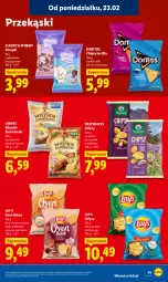 Gazetka promocyjna Lidl - Oferta ważna od 23.02 do 25.02 - Gazetka - ważna od 25.02 do 25.02.2026 - strona 41 - produkty: Kurczak, Cebula, Warzywa, Sos, Ser, Jogurt, Czosnek, Chipsy, Tortilla, Chrupki, Przysnacki, Lorenz, Grill, Lay’s