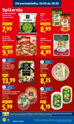 Gazetka promocyjna Lidl - Oferta ważna od 23.02 do 25.02 - Gazetka - ważna od 25.02 do 25.02.2026 - strona 48 - produkty: Kurczak, Sałatka, Hummus, Ser, Mus, Kuchnia, Gnocchi, Bulgur, Dr. Oetker, Sałat, Pesto, Penne, Pizza, Fasola, Edam, Kebab, LG, Fa