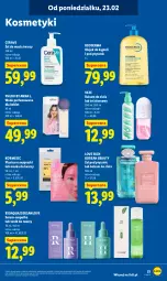 Gazetka promocyjna Lidl - Oferta ważna od 23.02 do 25.02 - Gazetka - ważna od 25.02 do 25.02.2026 - strona 51 - produkty: Woda perfumowana, CeraVe, Ser, Rum, Bioderma, Balsam do ciała, Perfum, Maska do twarzy, Serum, Tonik, Tonik do twarzy, Woda, Maska, Olej