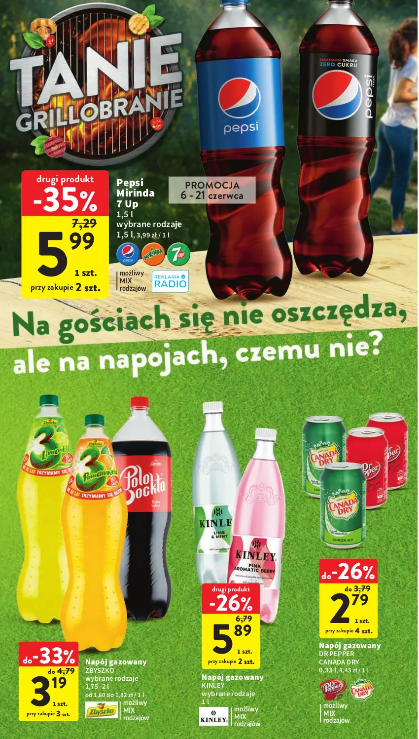 Gazetka promocyjna Intermarche - Gazetka Intermarche - ważna 06.06 do 14.06.2023 - strona 10 - produkty: Mirinda, Napój, Napój gazowany, Pepsi