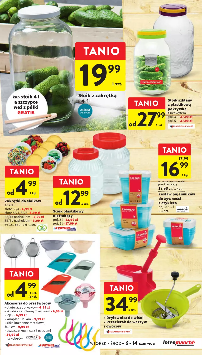 Gazetka promocyjna Intermarche - Gazetka Intermarche - ważna 06.06 do 14.06.2023 - strona 37 - produkty: Gra, Otwieracz, Pojemnik, Sitko, Szatkownica, Szczypce