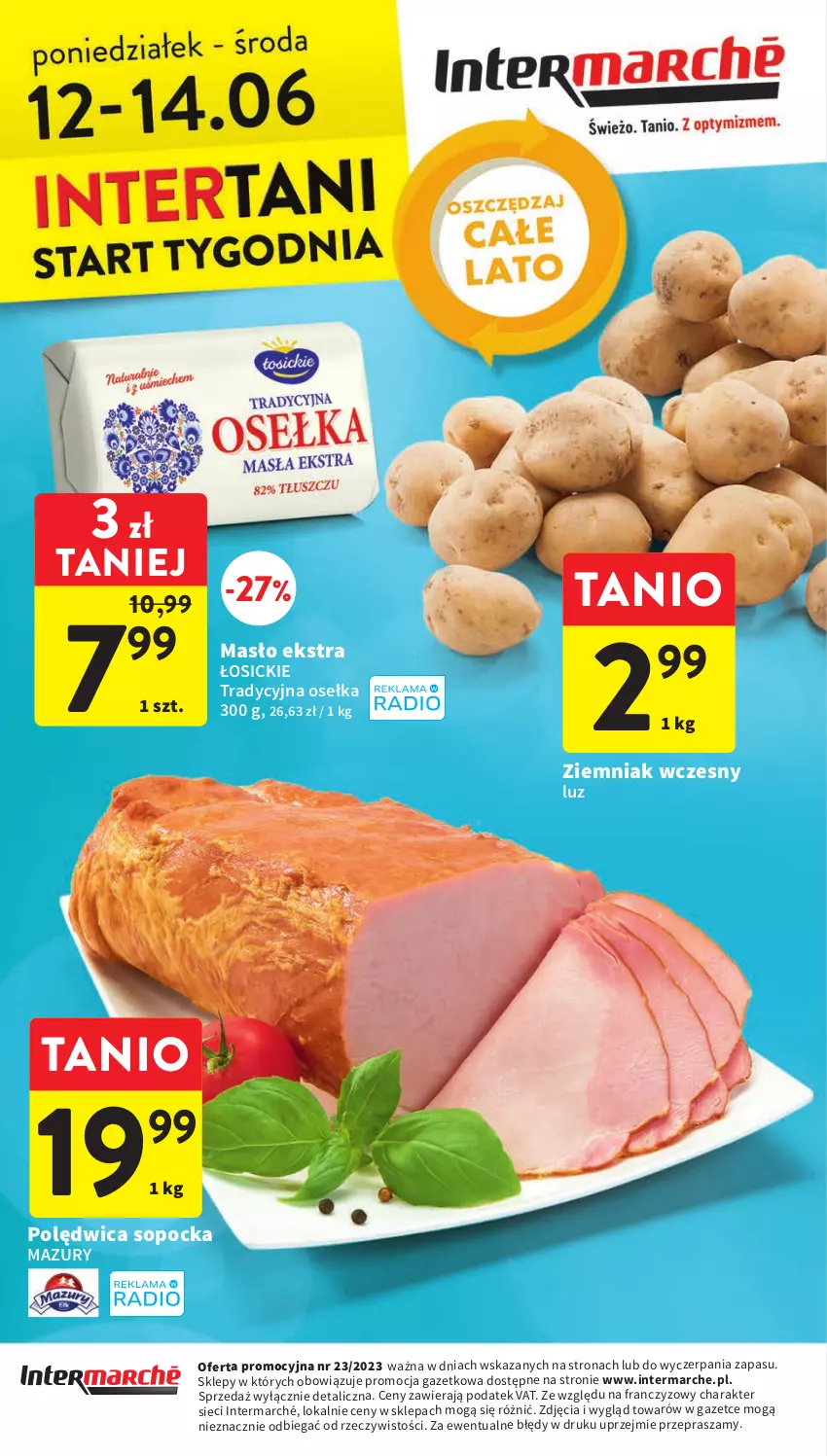 Gazetka promocyjna Intermarche - Gazetka Intermarche - ważna 06.06 do 14.06.2023 - strona 40 - produkty: Masło, Polędwica