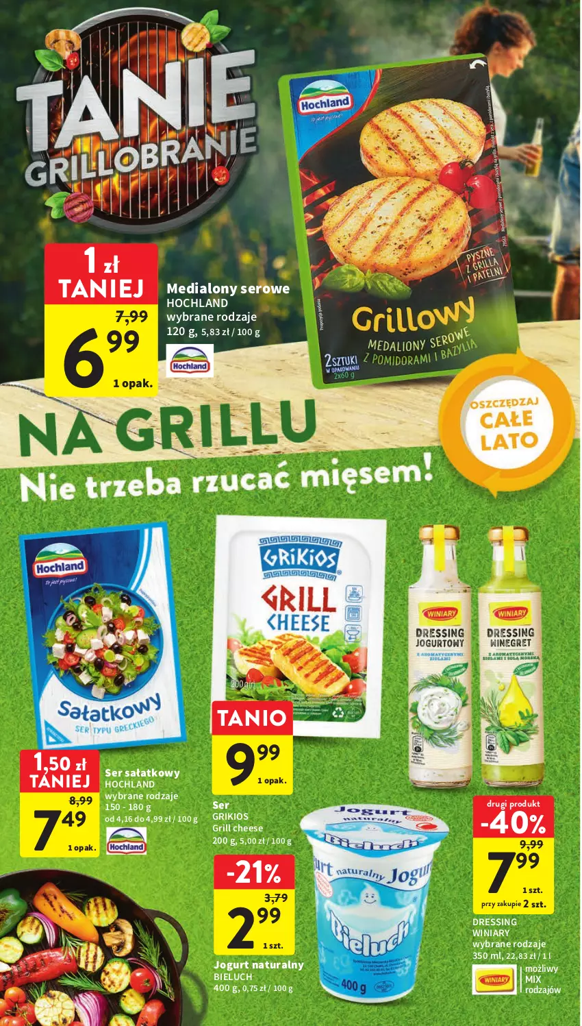 Gazetka promocyjna Intermarche - Gazetka Intermarche - ważna 06.06 do 14.06.2023 - strona 8 - produkty: Bieluch, Dres, Grill, Hochland, Jogurt, Jogurt naturalny, Sałat, Ser, Winiary