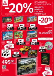 Gazetka promocyjna Selgros - Oferta przemysłowa - Gazetka - ważna od 29.09 do 29.09.2021 - strona 24 - produkty: LEGO Harry Potter, Pociąg pasażerski, Minecraft, Sok, Gry, Amol, Pociąg, LEGO Friends, LEGO Technic, L.O.L., LEGO, Autobus, LEGO City, Klocki, Star Wars, Land Rover, LEGO Duplo, Harry Potter, LEGO Creator, Samolot