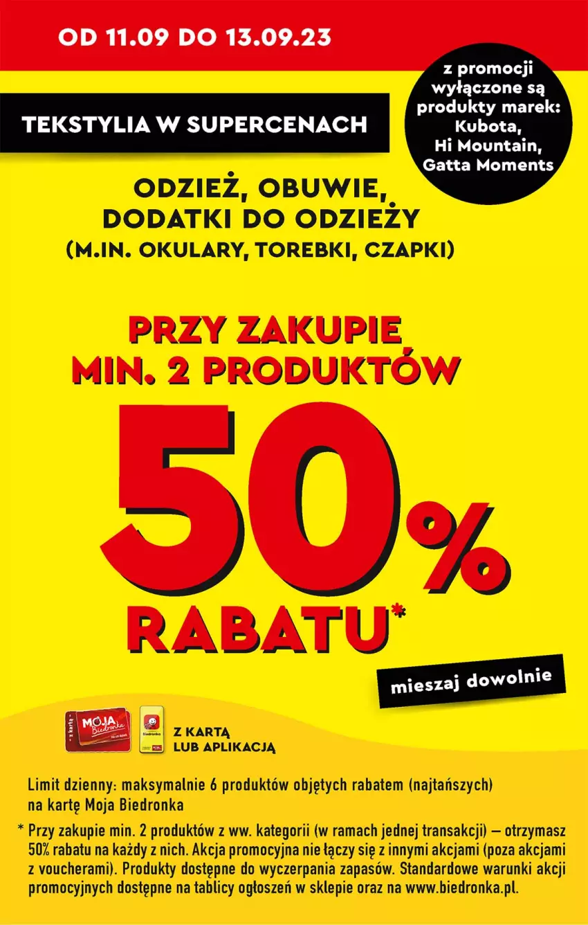 Gazetka promocyjna Biedronka - Od poniedzialku - ważna 11.09 do 16.09.2023 - strona 56 - produkty: Dron, Obuwie, Rama, Tran