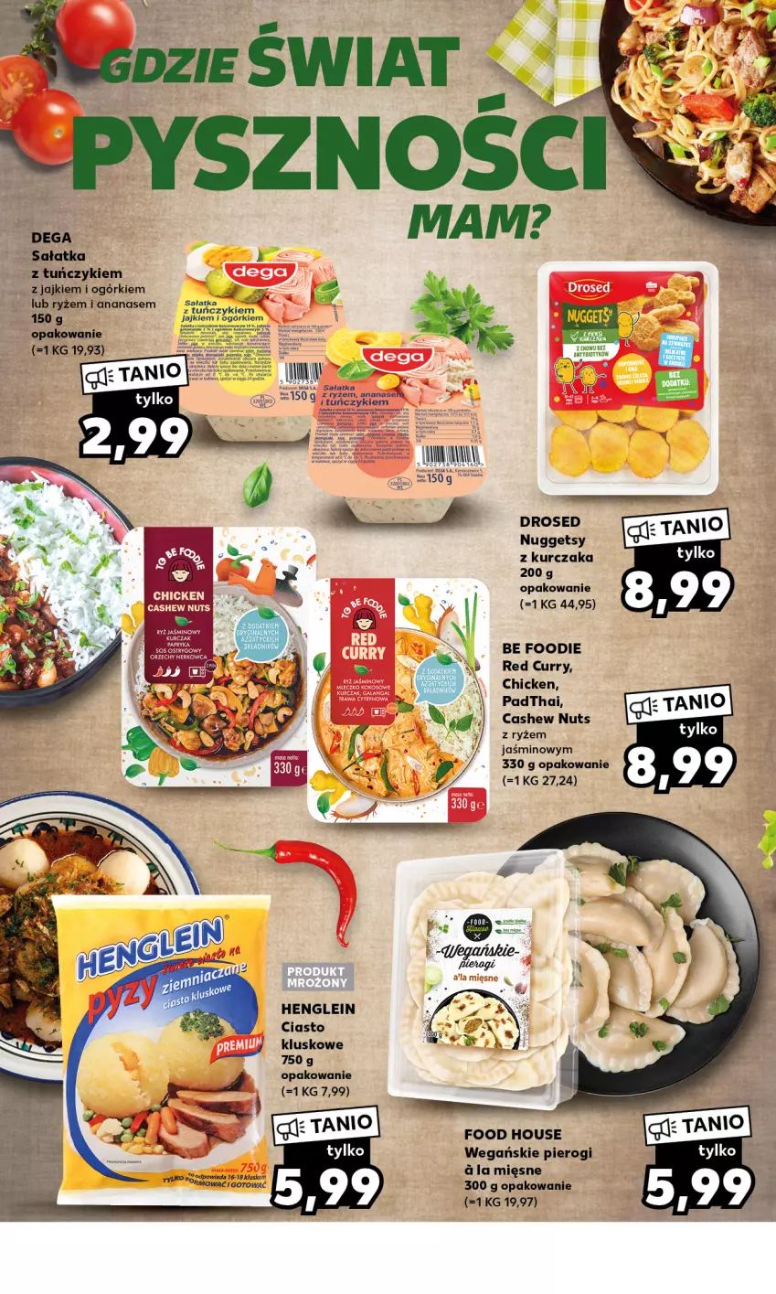 Gazetka promocyjna Kaufland - Mocny Start - ważna 08.01 do 10.01.2024 - strona 16 - produkty: Ananas, Dega, Kurczak, Pierogi, Por, Ryż, Sałat, Sałatka, Ser, Tuńczyk