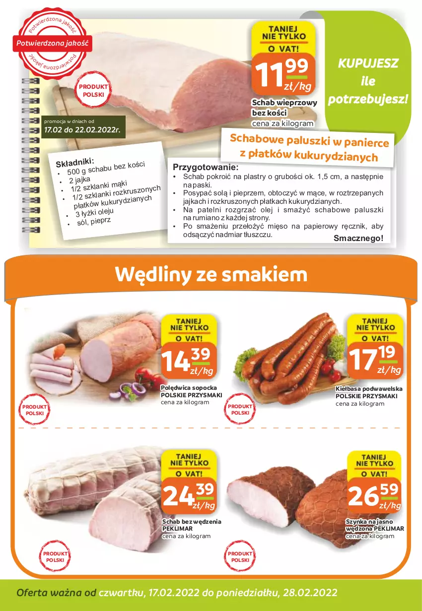 Gazetka promocyjna Gama - Gazetka Gama - ważna 28.02.2022 do 17.02.2023 - strona 2 - produkty: Gra, Kiełbasa, Kiełbasa podwawelska, Mięso, Olej, Papier, Pieprz, Polędwica, Przysmaki, Ręcznik, Rum, Schab wieprzowy, Szynka, Wawel