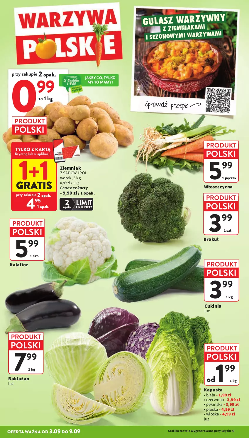 Gazetka promocyjna Intermarche - Gazetka Intermarche - ważna 03.09 do 09.09.2026 - strona 10 - produkty: Gra, Grafika, Kalafior