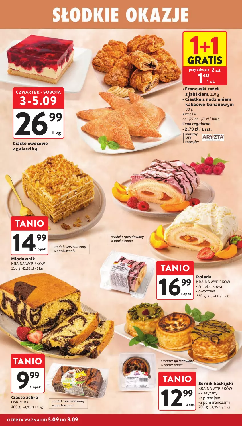 Gazetka promocyjna Intermarche - Gazetka Intermarche - ważna 03.09 do 09.09.2026 - strona 24 - produkty: Gala, Gra, Kakao, Rolada, Ser