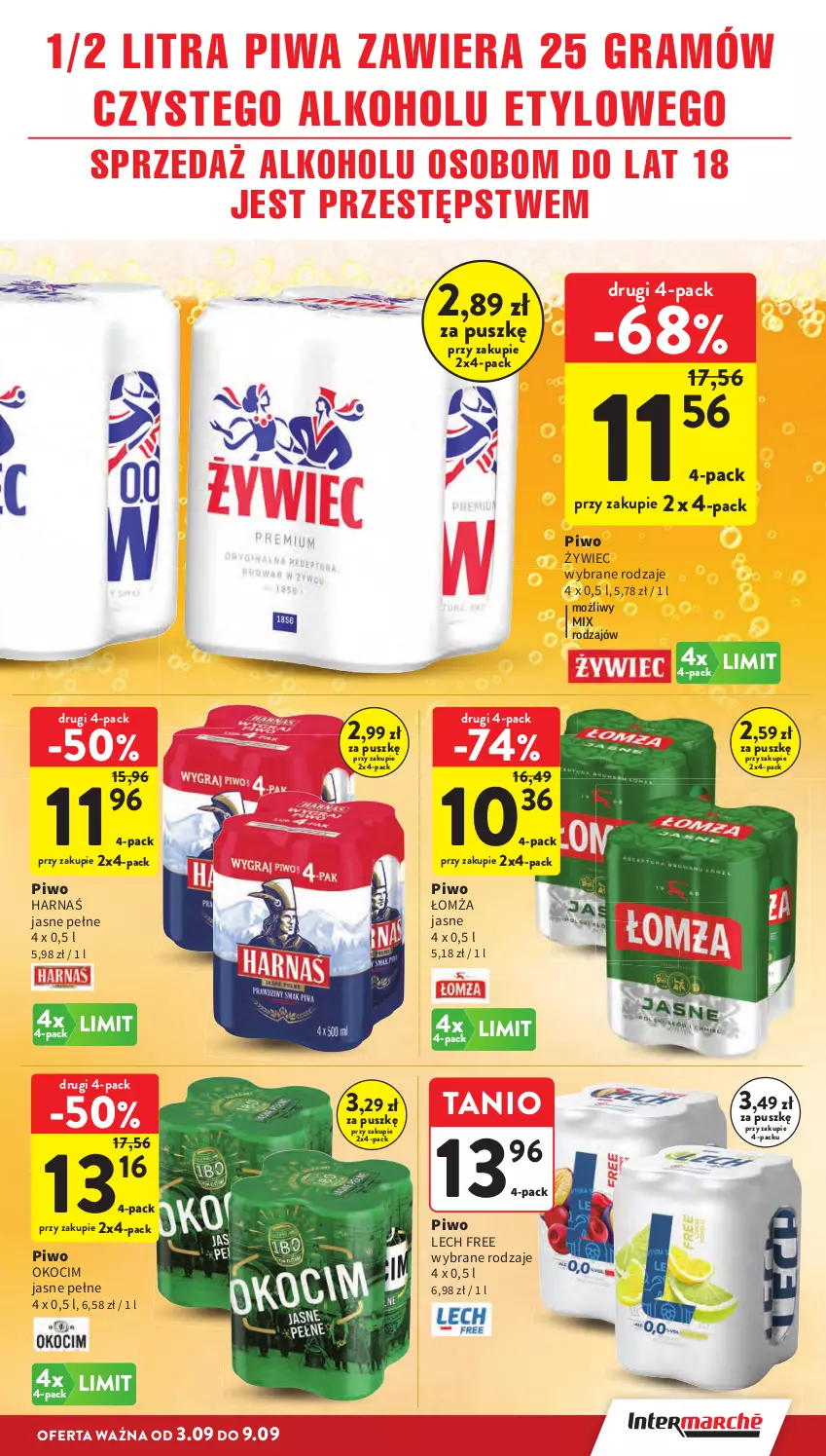 Gazetka promocyjna Intermarche - Gazetka Intermarche - ważna 03.09 do 09.09.2026 - strona 33 - produkty: Gra, Harnaś, Koc, Okocim, Piwa, Piwo