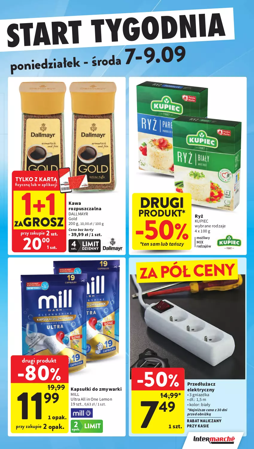 Gazetka promocyjna Intermarche - Gazetka Intermarche - ważna 03.09 do 09.09.2026 - strona 43 - produkty: Dallmayr, Kawa, Kawa rozpuszczalna, Kupiec, Piec, Ryż, Zmywarki