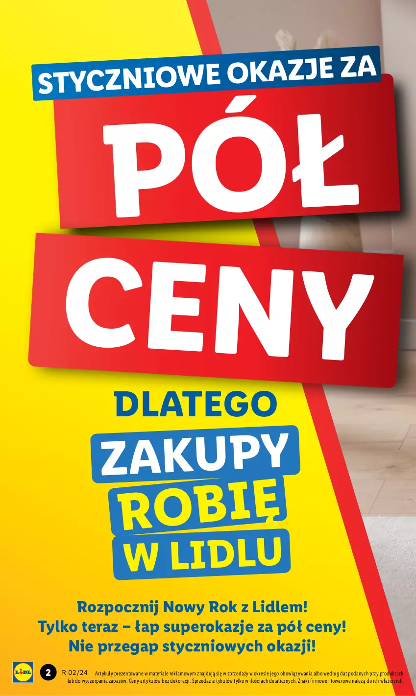 Gazetka promocyjna Lidl - GAZETKA - ważna 08.01 do 13.01.2024 - strona 4 - produkty: Tera