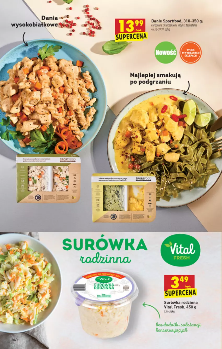 Gazetka promocyjna Biedronka - ważna 19.01 do 01.02.2022 - strona 30 - produkty: Kurczak, Sok, Surówka