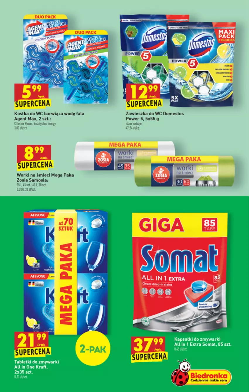 Gazetka promocyjna Biedronka - ważna 19.01 do 01.02.2022 - strona 49 - produkty: Domestos, Fa, Kostka do wc, Zawieszka do wc