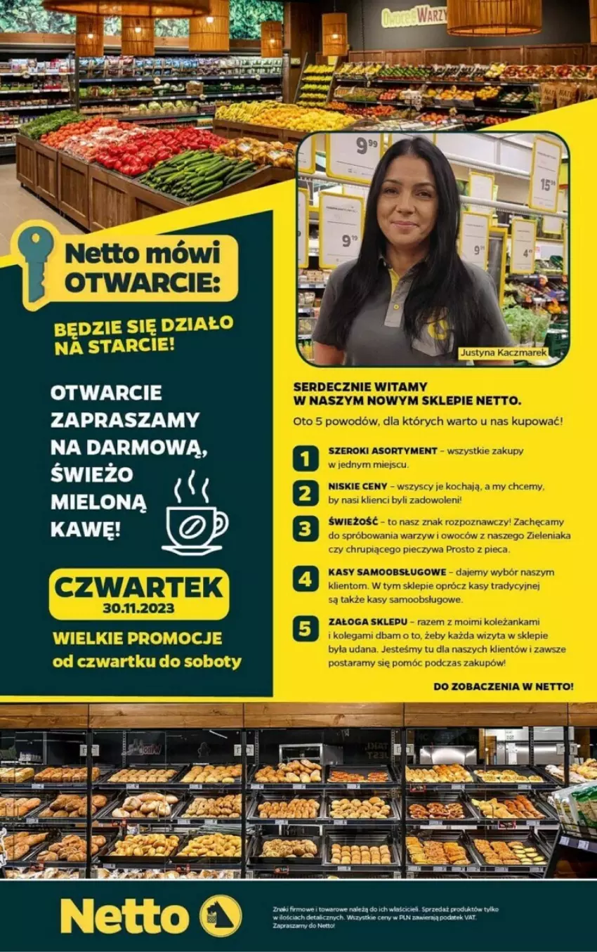 Gazetka promocyjna Netto - ważna 30.11 do 02.12.2023 - strona 4 - produkty: Fa, Koc, Leżanka, O nas, Piec, Ser