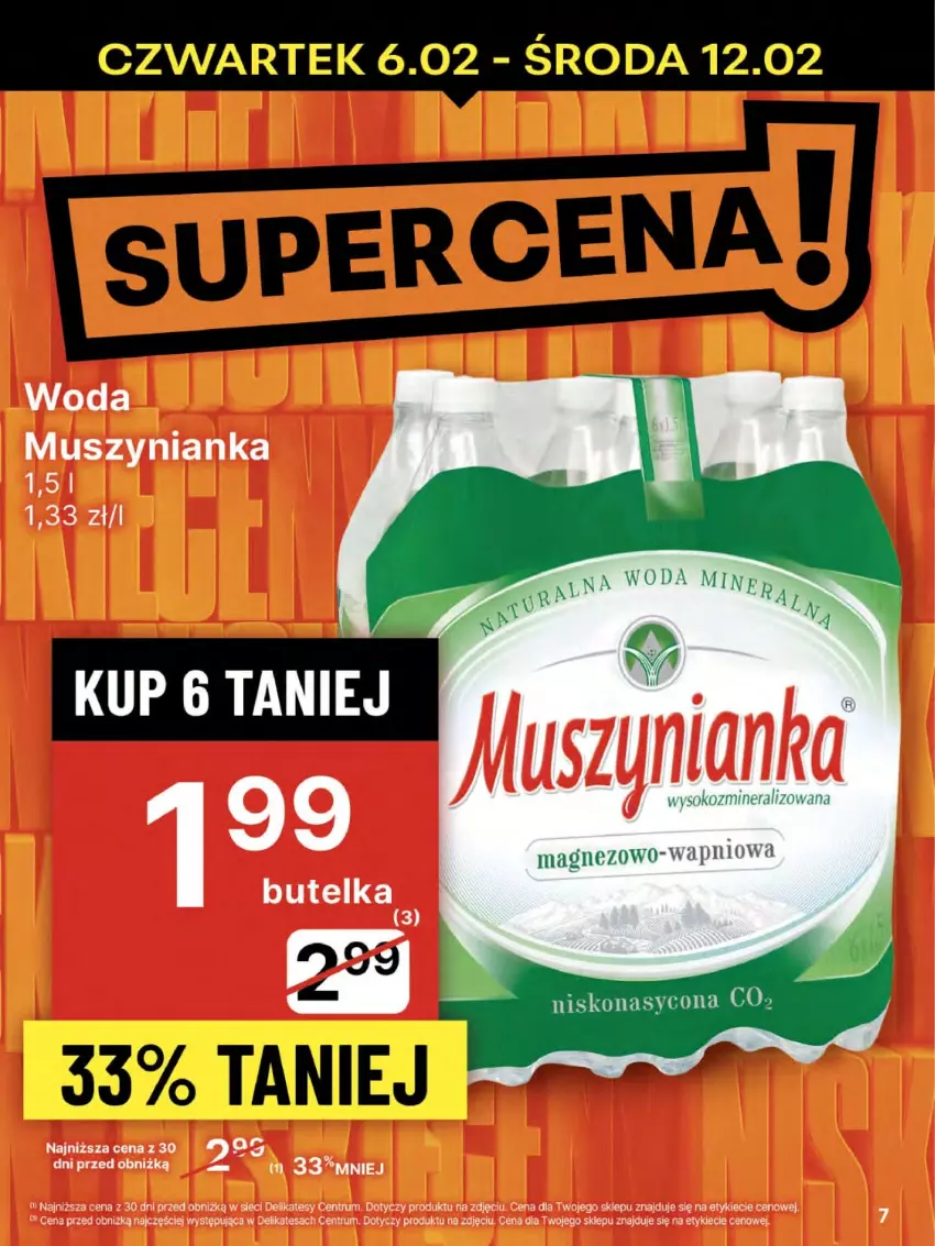 Gazetka promocyjna Delikatesy Centrum - NOWA GAZETKA Delikatesy Centrum od 6 lutego! 6-12.02.2025 - ważna 06.02 do 12.02.2025 - strona 7 - produkty: Mus, Muszynianka, Rum, Sok, Woda