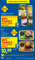 Gazetka promocyjna Lidl - GAZETKA - Gazetka - ważna od 25.01 do 25.01.2026 - strona 12 - produkty: Warzywa, Ser, Warzywa konserwowe, Lody