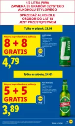 Gazetka promocyjna Lidl - GAZETKA - Gazetka - ważna od 25.01 do 25.01.2026 - strona 15 - produkty: Gra, Perła, Lech Premium