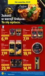 Gazetka promocyjna Lidl - GAZETKA - Gazetka - ważna od 25.01 do 25.01.2026 - strona 32 - produkty: Makaron, Sos, Sos pomidorowy, Herbata