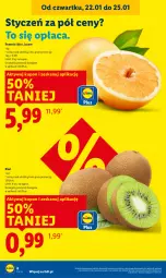 Gazetka promocyjna Lidl - GAZETKA - Gazetka - ważna od 25.01 do 25.01.2026 - strona 6 - produkty: Kiwi, Pomelo
