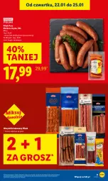 Gazetka promocyjna Lidl - GAZETKA - Gazetka - ważna od 25.01 do 25.01.2026 - strona 9 - produkty: Pur, PIKOK, Kabanos, Kiełbasa, Kiełbasa śląska