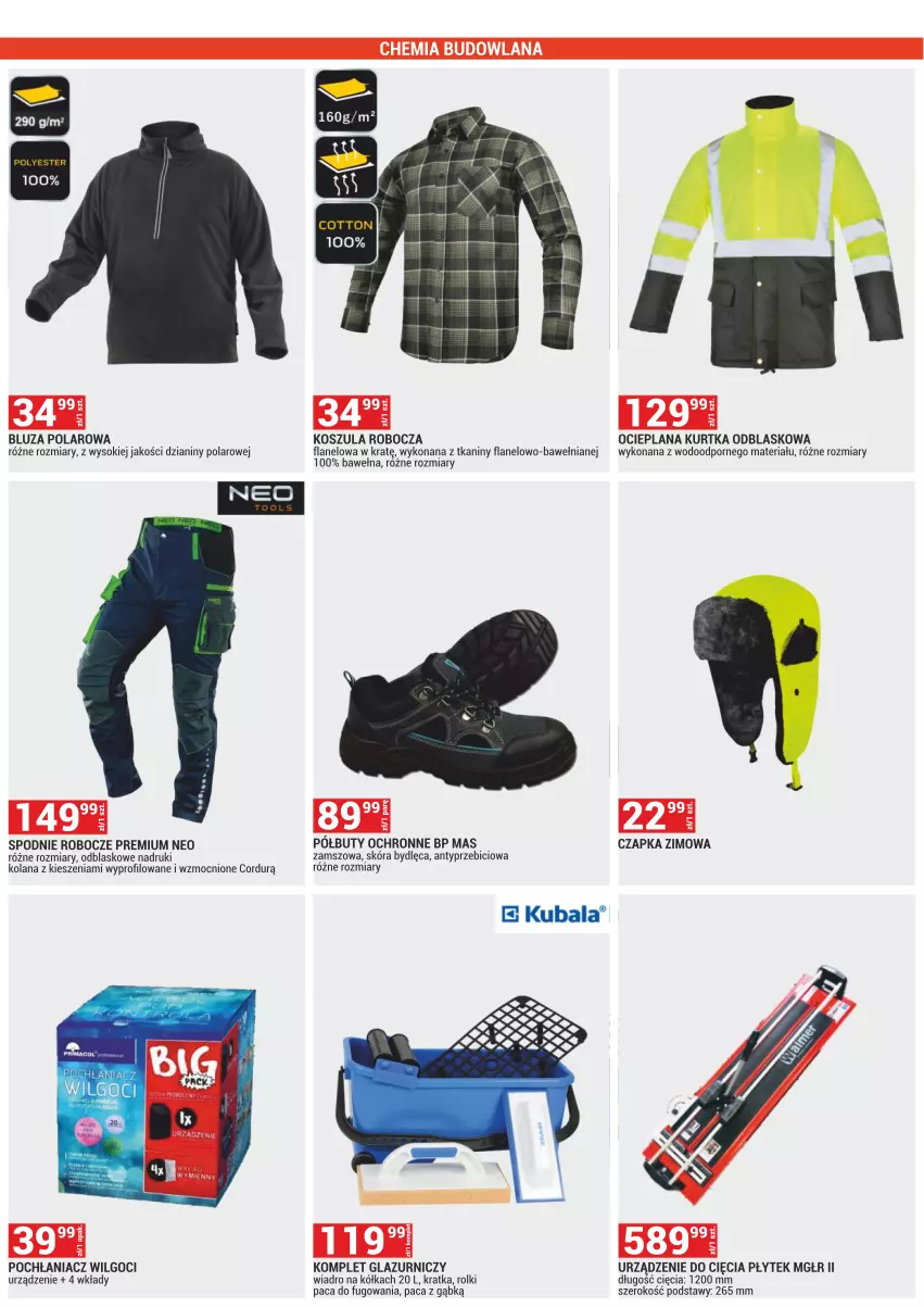 Gazetka promocyjna Merkury Market - ważna 01.02 do 28.02.2023 - strona 30 - produkty: BIC, Bluza, Bluza polarowa, Buty, Czapka, Komplet glazurniczy, Kosz, Koszula, Kurtka, LANA, Lazur, LG, Pochłaniacz wilgoci, Półbuty, Por, Rolki, Sok, Spodnie, Wełna, Wiadro