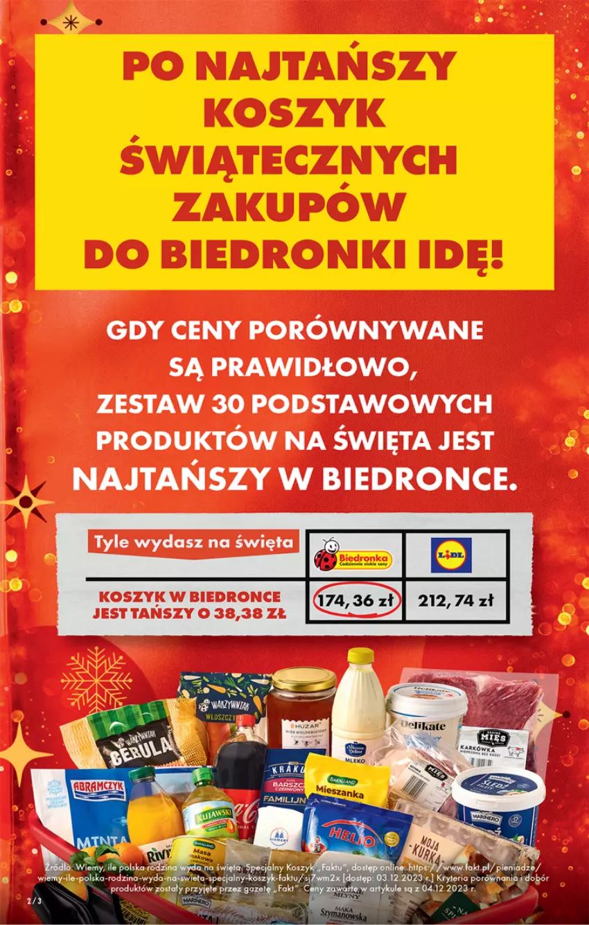 Gazetka promocyjna Biedronka - Od poniedzialku - ważna 11.12 do 16.12.2023 - strona 2 - produkty: Dron, Kosz, Por