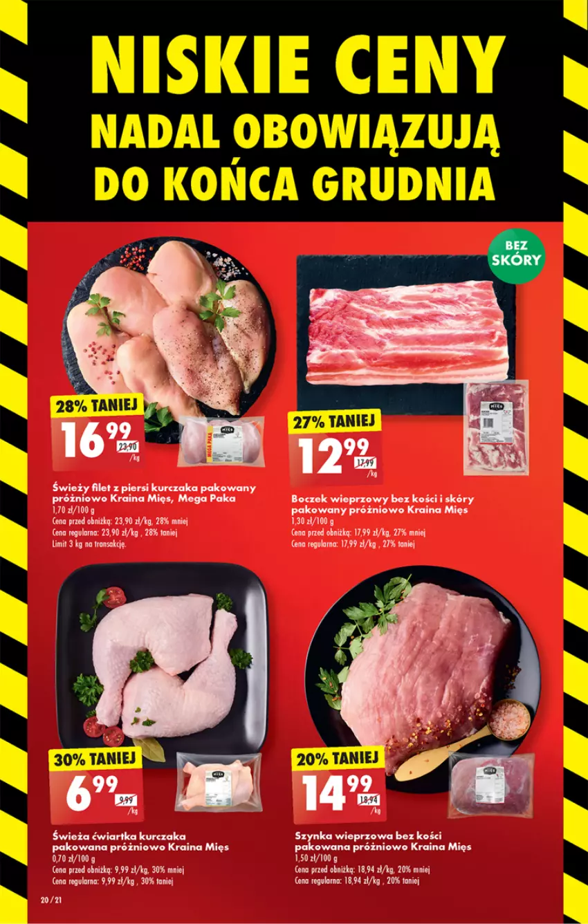 Gazetka promocyjna Biedronka - Od poniedzialku - ważna 11.12 do 16.12.2023 - strona 24 - produkty: Boczek, Boczek wieprzowy, Filet z piersi kurczaka, Kurczak, Szynka, Szynka wieprzowa, Tran