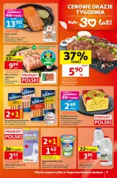 Gazetka promocyjna Auchan - Gazetka 30 Lat Supermarket Auchan - Gazetka - ważna od 23.09 do 23.09.2026 - strona 5 - produkty: Jogurt naturalny, Krakus, Ser, Por, Gra, Włoszczowski, Zott, Jogurt, Parówki, Mleko
