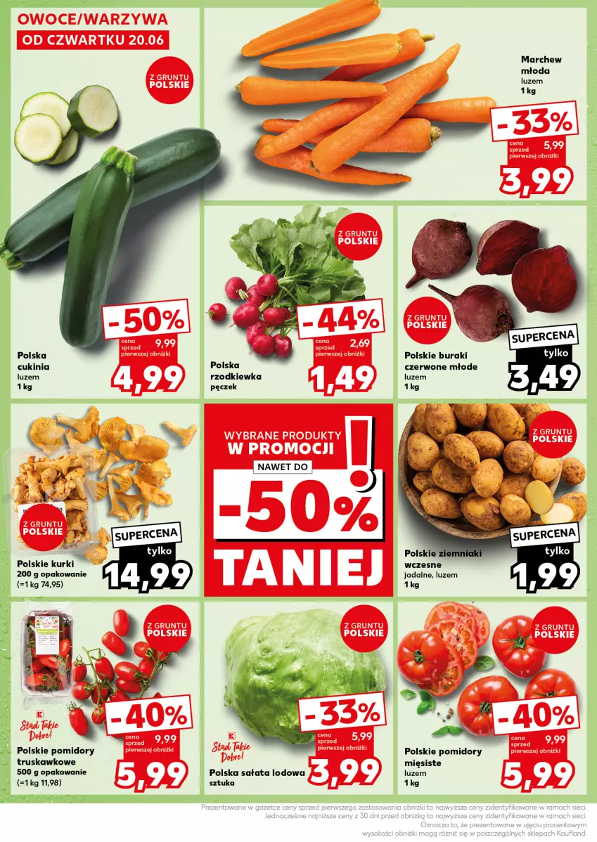 Gazetka promocyjna Kaufland - Kaufland - ważna 24.06 do 26.06.2024 - strona 12 - produkty: Buraki, Pomidory, Rzodkiewka, Sałat, Sałata lodowa