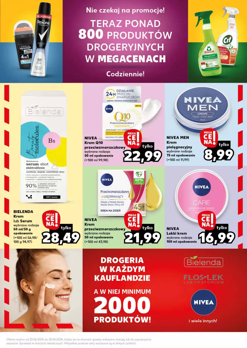 Gazetka promocyjna Kaufland - Kaufland - ważna 24.06 do 26.06.2024 - strona 21 - produkty: Bielenda, Krem na dzień, Krem przeciwzmarszczkowy, Mars, Masło, Nivea, Nivea Men, Olej, Rum, Ser, Serum, Stek